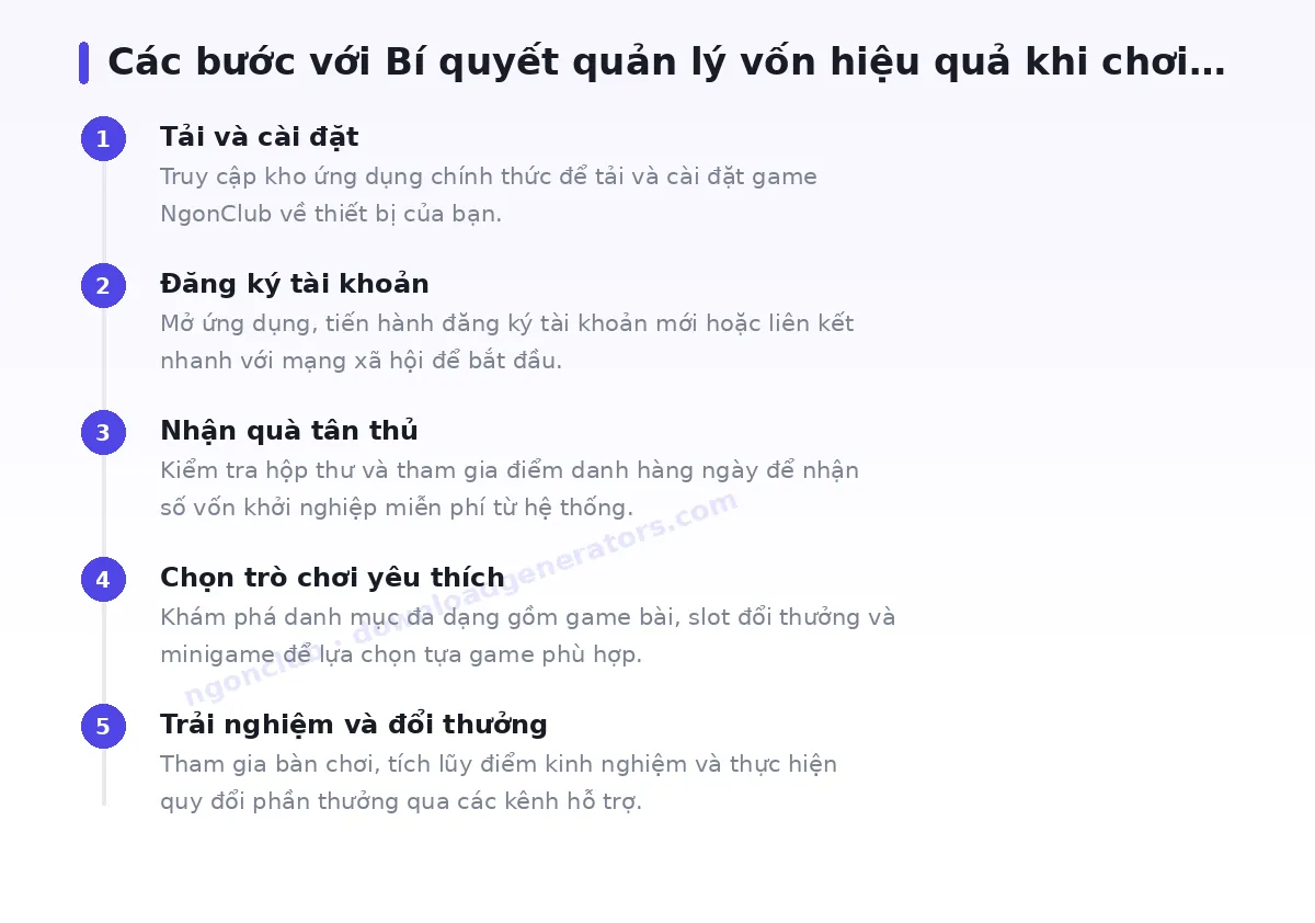Các bước bắt đầu với ngonclub