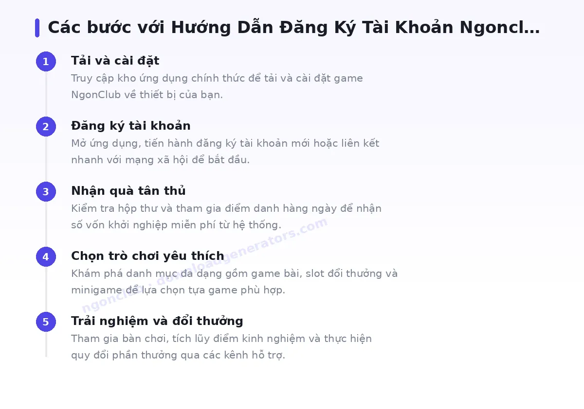 Các bước bắt đầu với ngonclub